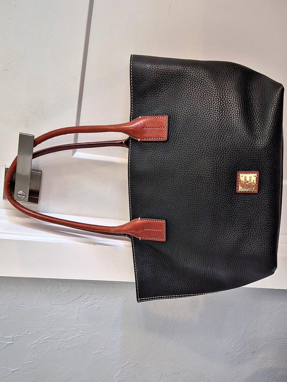 Dooney & Bourke Pebble Grain Tote Black & Brown
